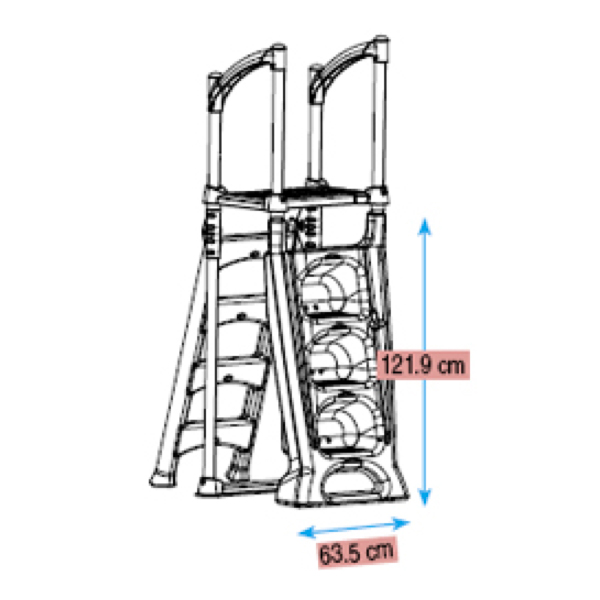 Dimensiones Escada H2O