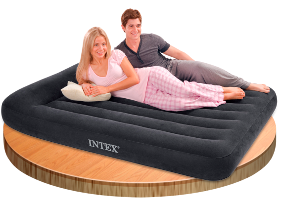 Colchão Insuflável Intex Pillow Rest - 137x191x23cm