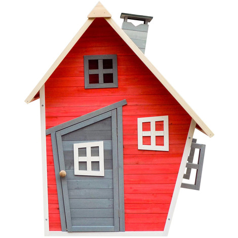 Casa de madeira infantil Fantasy Red Outdoor Toys