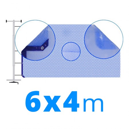 Cobertura térmica solar 4x6 m azul