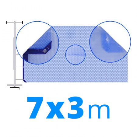 Cobertura térmica solar 7x3 m azul