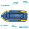 Características técnicas barca hinchable Challenger 3