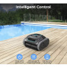 Limpa-fundos a bateria E-tron i30 Wybot exterior piscina