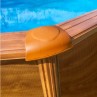 Embelhecedor de madeira piscina Mauritius