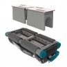 Limpa-fundos elétrico Aquabot Ultramax PVA BWT filtro duplo 4D