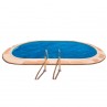 Cobertura térmica para piscinas enterradas Gre oval