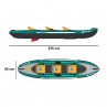 Kayak hinchable Alameda 3P medidas