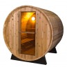 Sauna Exterior Barril Rústica 4 pessoas