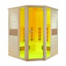 Sauna Ruby Corner luz amarela
