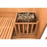 Estufa Sauna de Vapor Zen Angular para 3 Pessoas