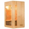 Lateral Sauna de Vapor Zen Angular para 3 Pessoas