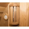 Sistema iluminação e termômetro sauna barril Red Cedar
