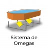 Sistema Omega Piscina de madeira City quadrada