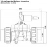 Válvula Segurança Multiport Automática - Dimensoes