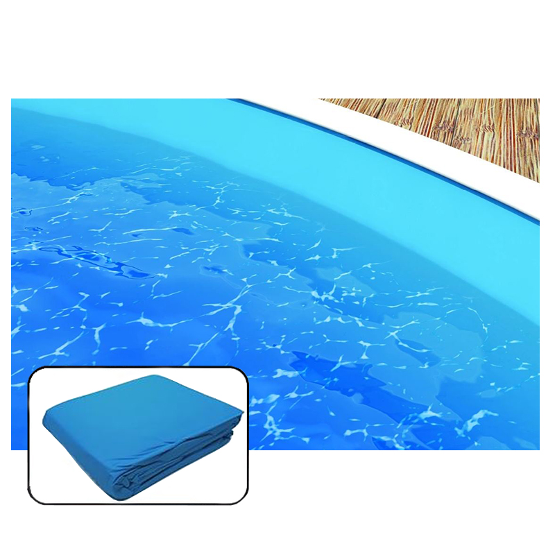 Liner PVC cor azul piscina Azuro