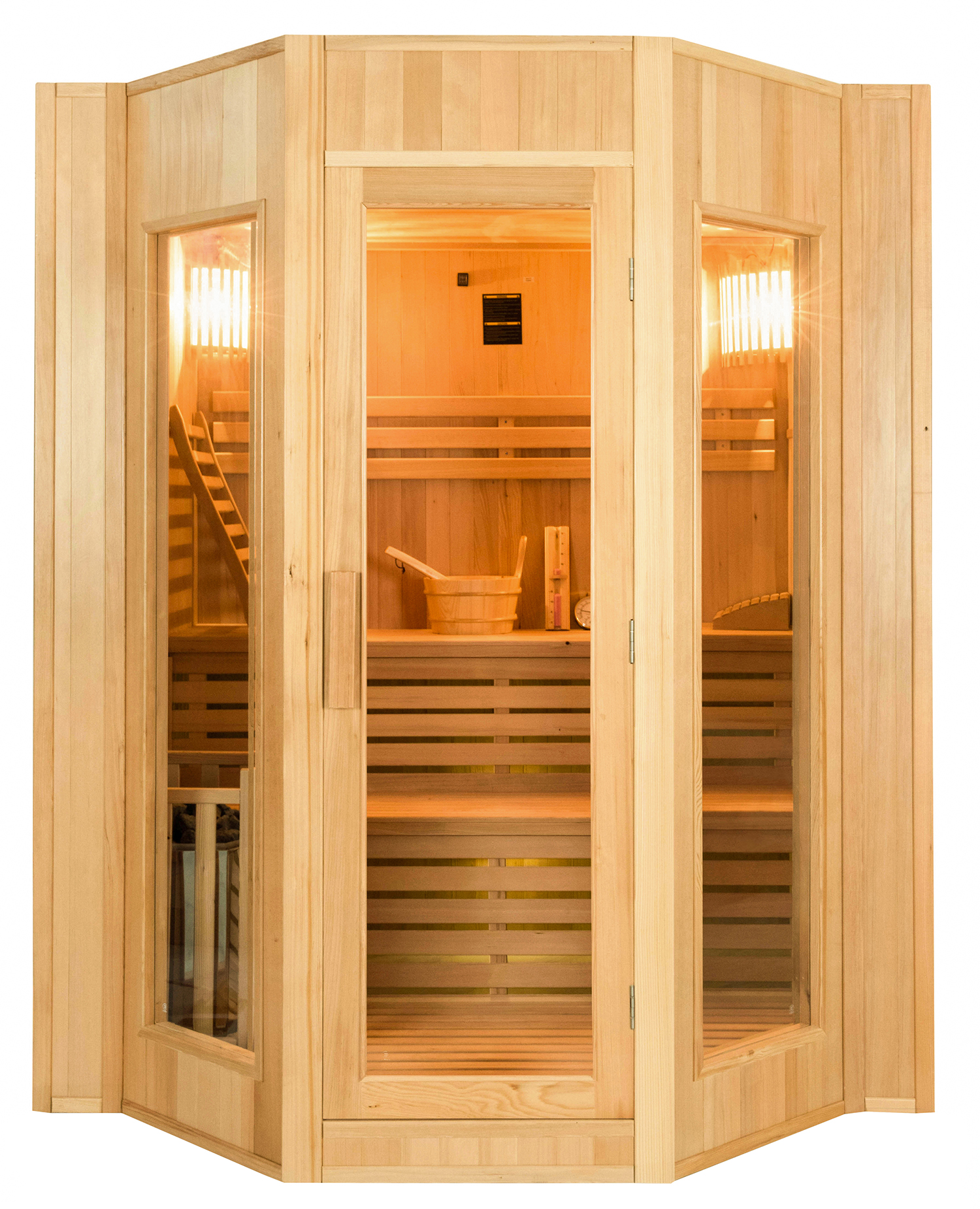 Frontal Sauna de Vapor Zen 4 personas
