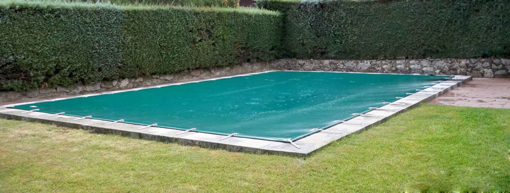 Cobertor de piscina Premium de invierno de color Verde