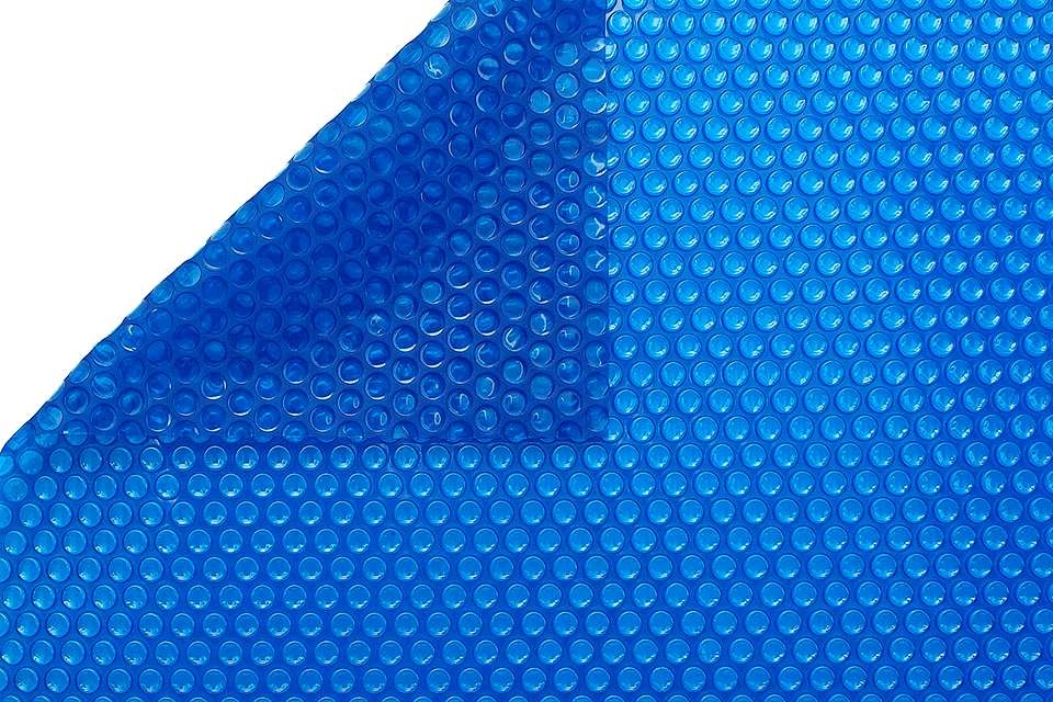 WilTec Cubierta Solar Piscina Azul isotérmica de Burbujas Redonda Ø 5m Cobertor Protección 