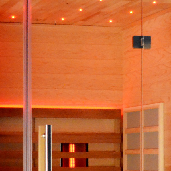 Iluminação sauna infravermelhos Pandora