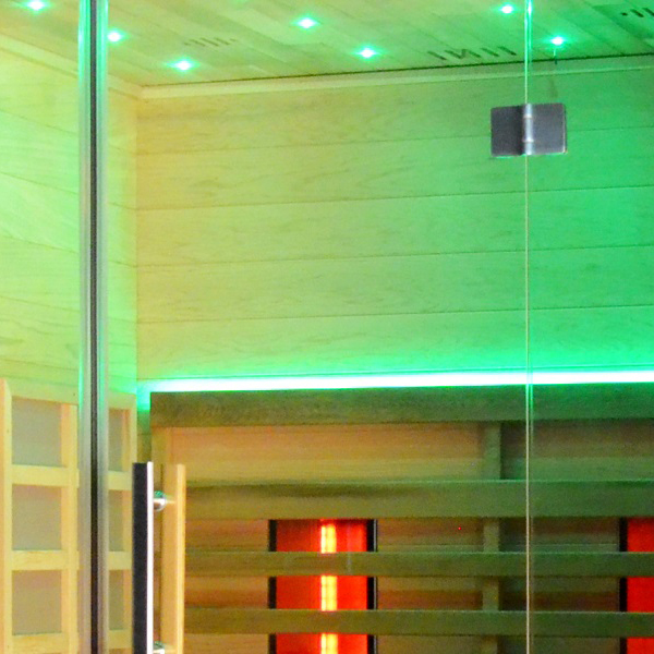 Luz verde Sauna infravermelhos Pandora