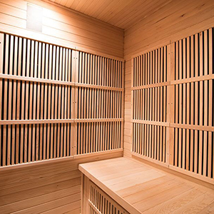 Interior sauna infravermelhos Rowen