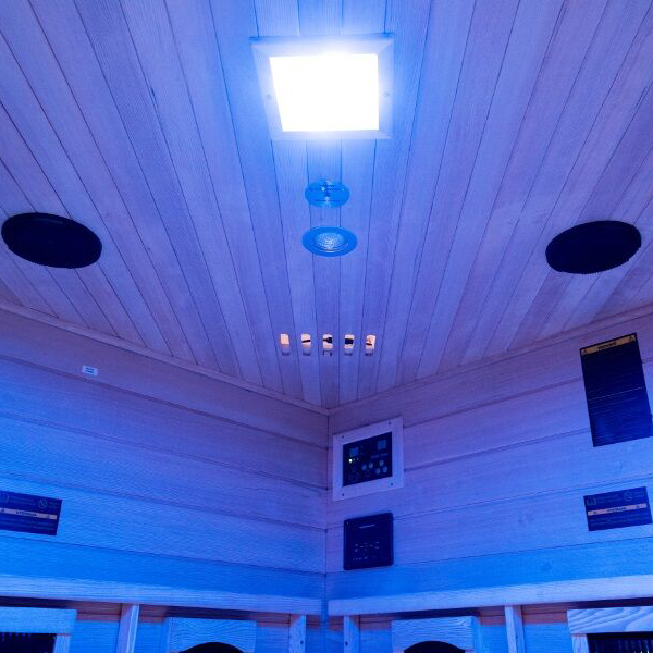 Iluminação azul Sauna infravermelha Salome