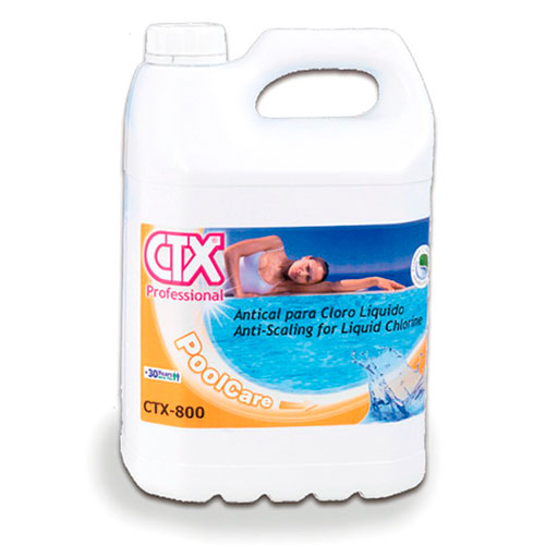 Diminuidor anti-cal cloro líquido CRX-800