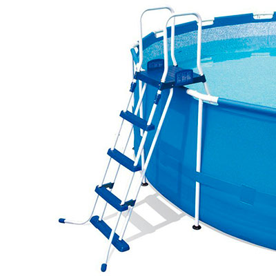 Escalera de seguridad piscina Steel pro Bestway