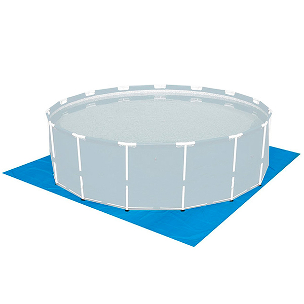 Tapete de chão piscina desmontável circular intex